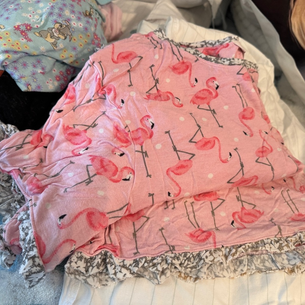 Secret Treasures Pink Flamingo Pajamas - Picture 6 of 16